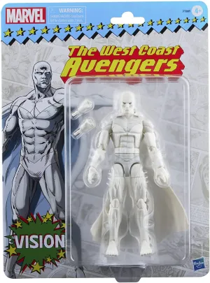 Hasbro Toys Hasbro Marvel Legends Series Vision 15-cm Retro Packaging Action Figure Toy, 2 A