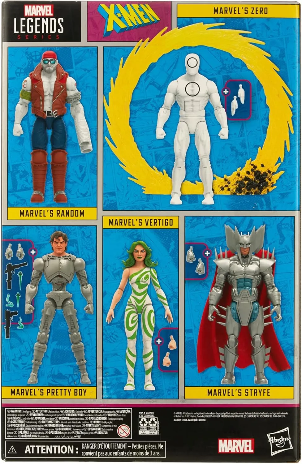 Hasbro Toys Hasbro Marvel Legends Series X-Men 60th Anniversary - X-Men Villains Action Figure Set (F7020)