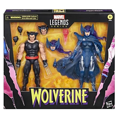 Hasbro Toys Hasbro Marvel Legends Series X-Men - Wolverine & Psylocke 2-Pack Action Figures (F9040)