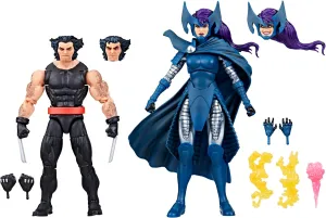 Hasbro Toys Hasbro Marvel Legends Series X-Men - Wolverine & Psylocke 2-Pack Action Figures (F9040)