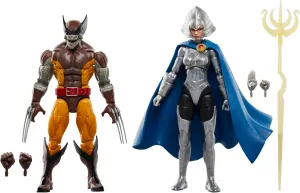 Hasbro Toys Hasbro Marvel Legends Series X-Men - Wolverine (Brood Infection) & Lilandra Neramani 2-Pack Action Figures (F9034)