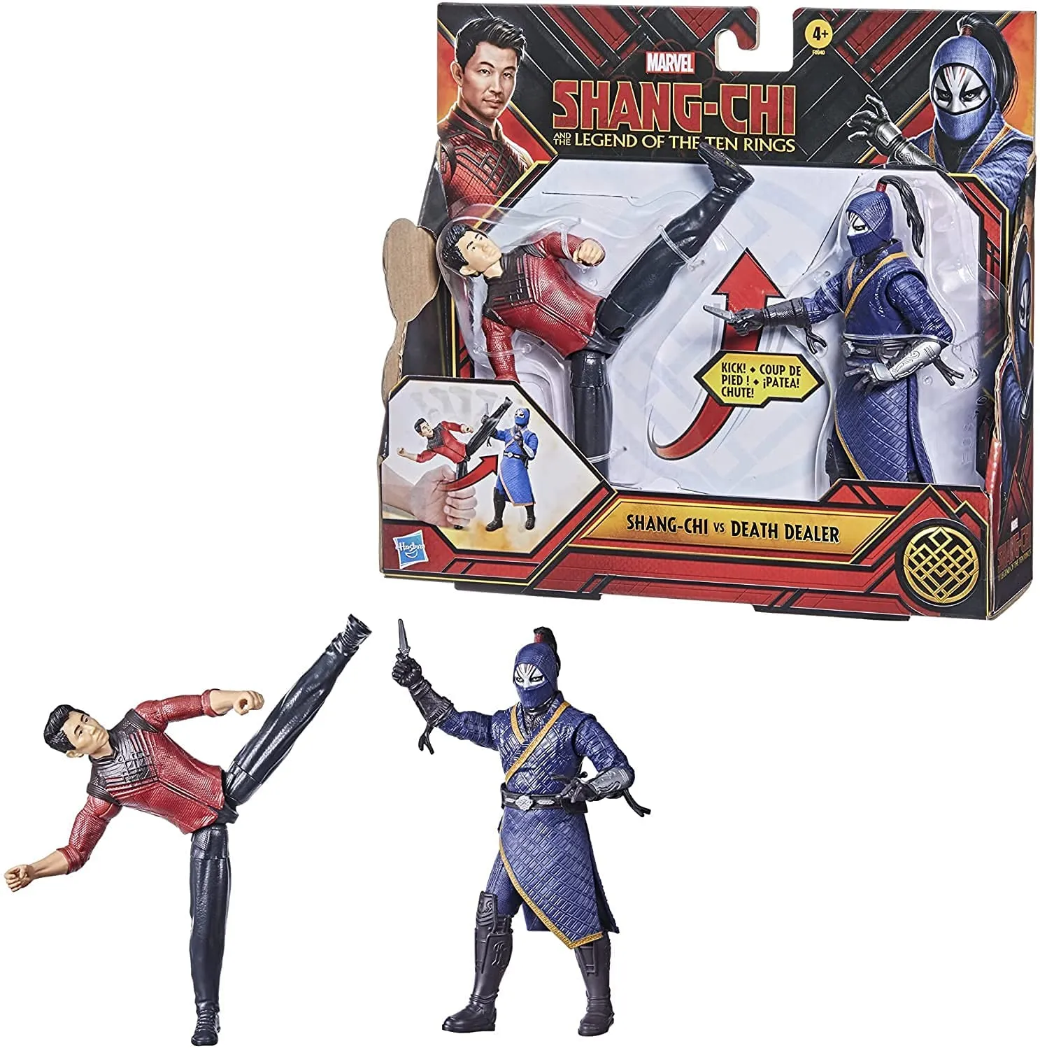 Hasbro Toys Hasbro Marvel Shang-Chi And The Legend Of Ten Rings Action Figure Toys, Shang-Chi vs Death Dealer Battle Pack for Children