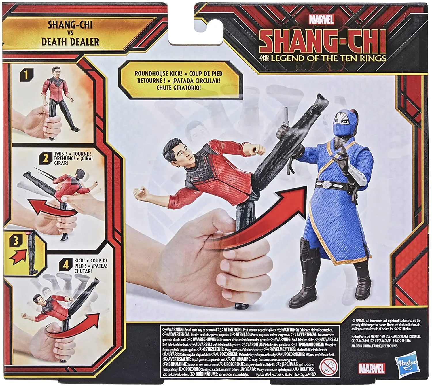 Hasbro Toys Hasbro Marvel Shang-Chi And The Legend Of Ten Rings Action Figure Toys, Shang-Chi vs Death Dealer Battle Pack for Children
