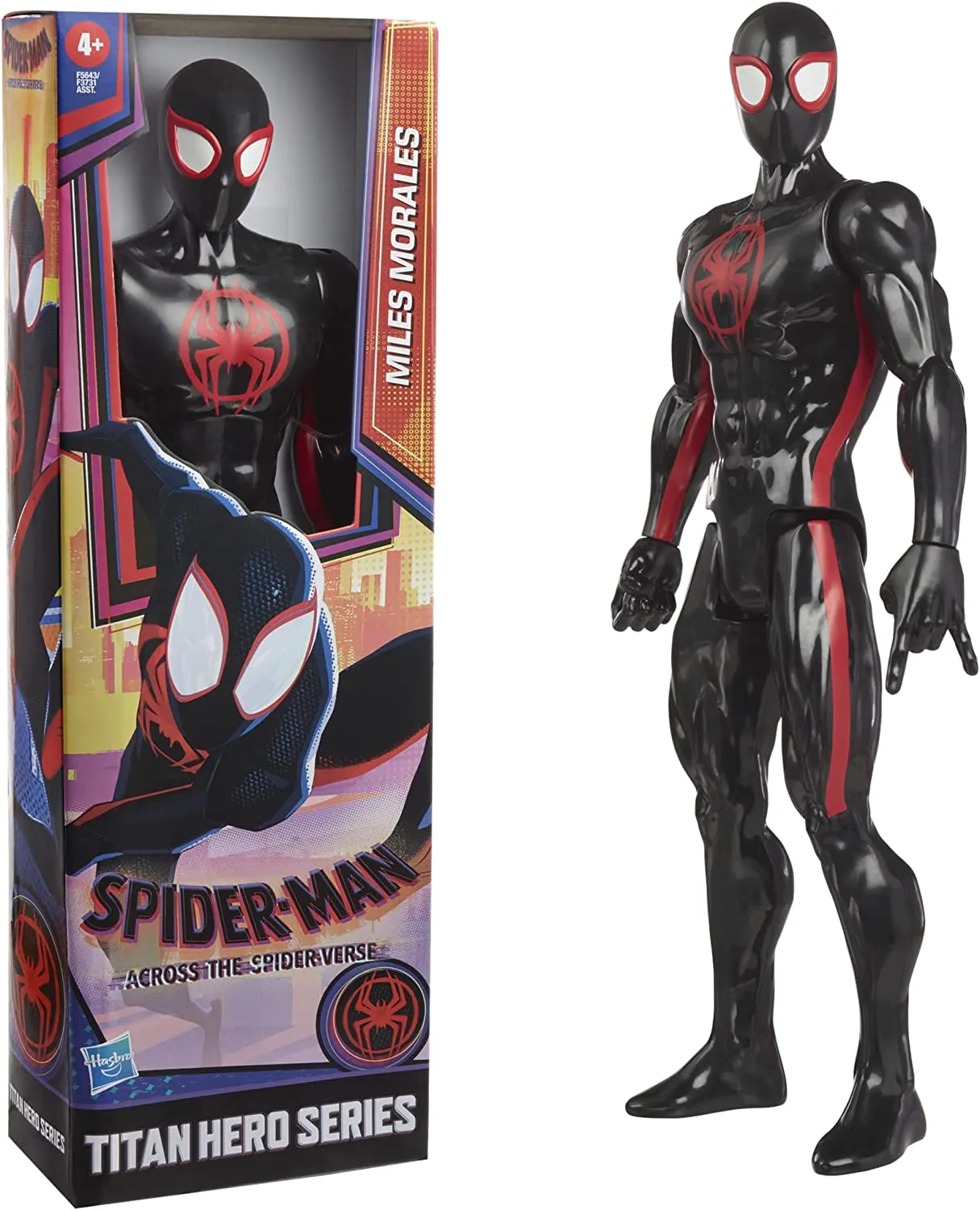Hasbro Toys Hasbro Marvel Spider-Man Miles Morales Toy, 30-cm-Scale Spider-Man: Across the S