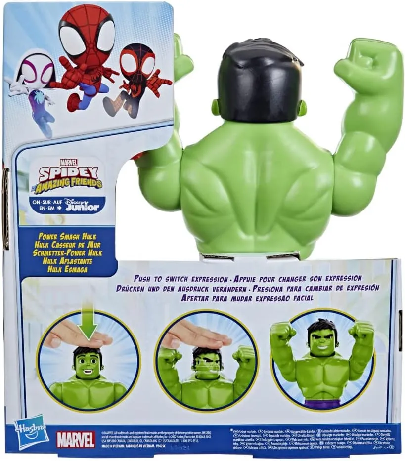 Hasbro Toys Hasbro Marvel Spidey and His Amazing Friends Power Smash Hulk Pre-school Toy