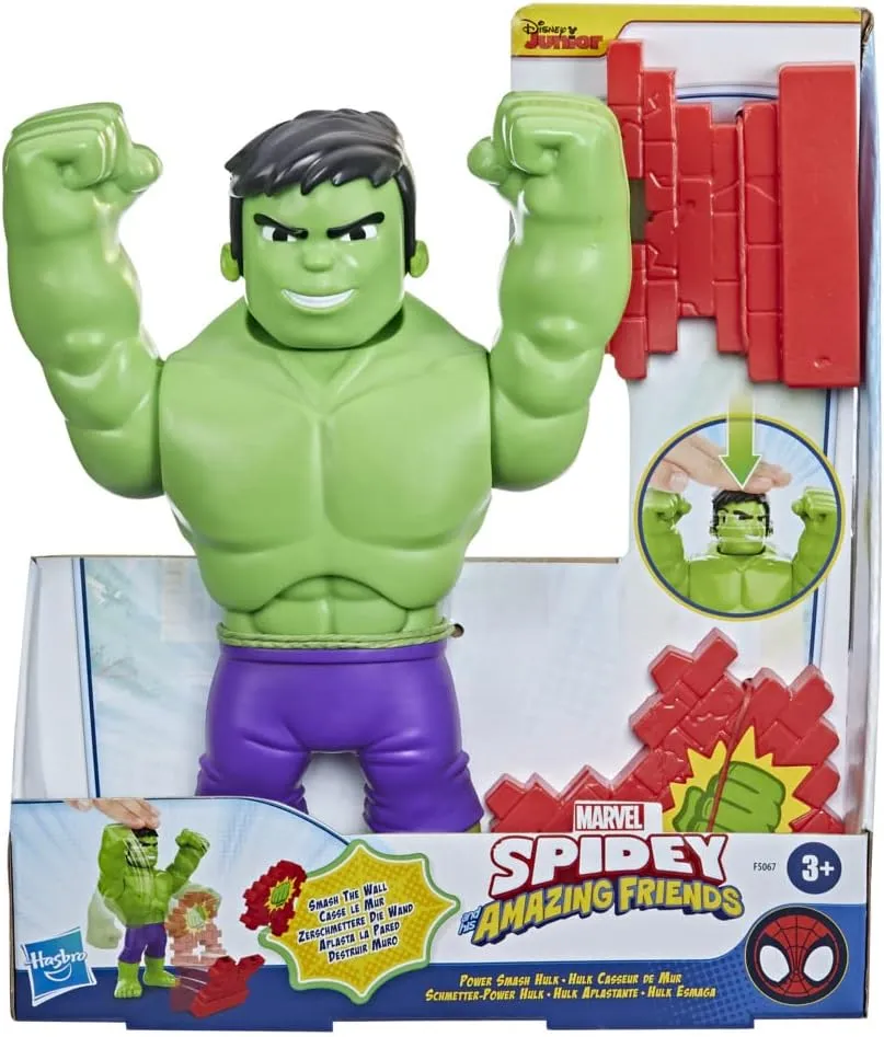 Hasbro Toys Hasbro Marvel Spidey and His Amazing Friends Power Smash Hulk Pre-school Toy