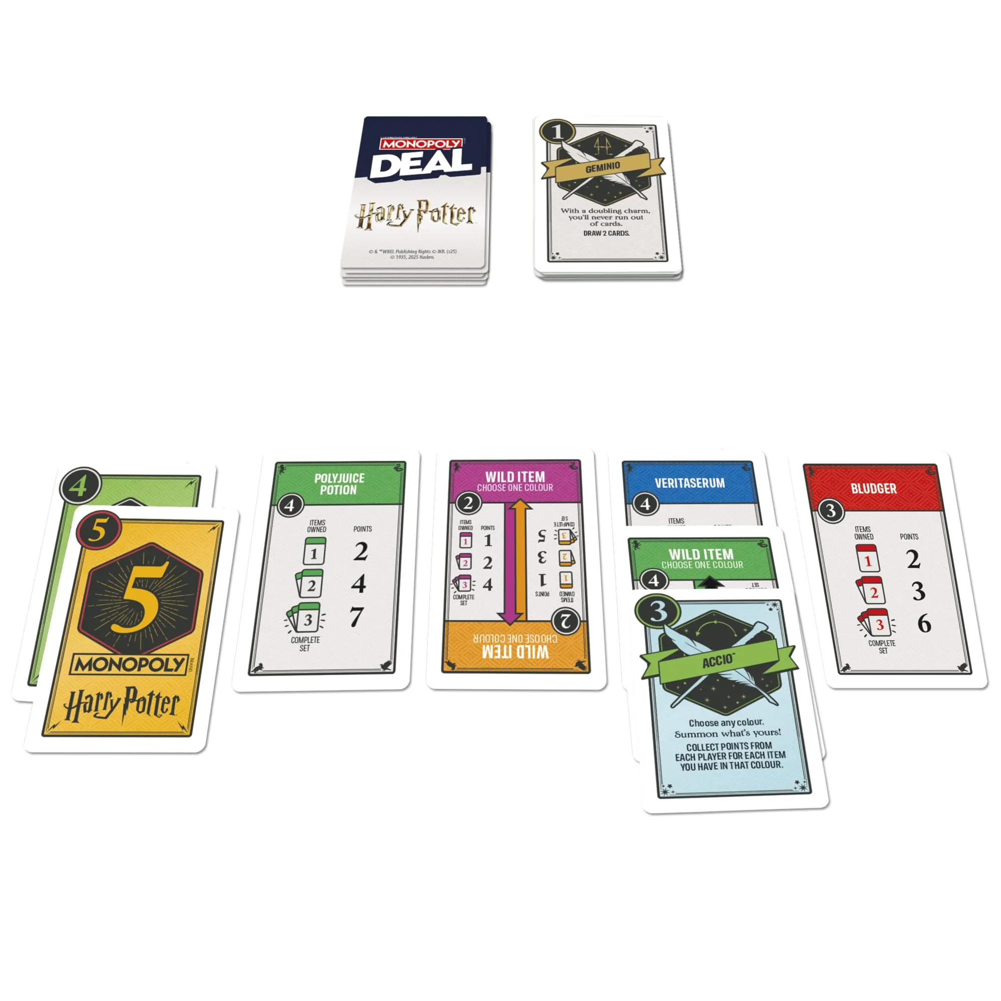 Hasbro Toys Hasbro Monopoly Deal: Harry Potter Card Game (English Version)
