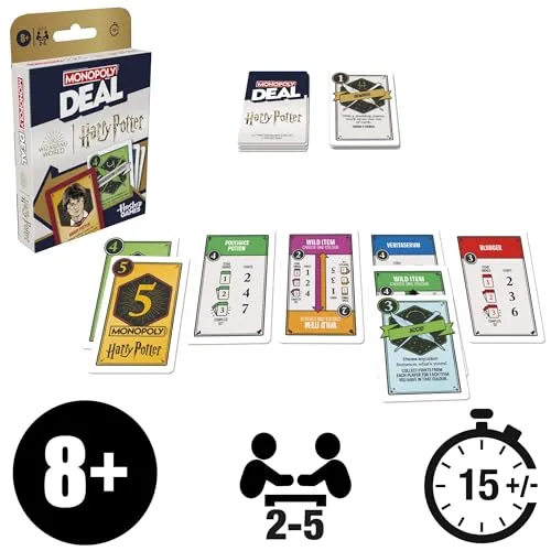 Hasbro Toys Hasbro Monopoly Deal: Harry Potter Card Game (English Version)