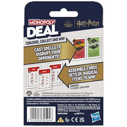 Hasbro Toys Hasbro Monopoly Deal: Harry Potter Card Game (English Version)