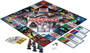 Hasbro Toys Hasbro Monopoly: Edition Inspired by Marvel Studios The Falcon and the Winter Soldier Board Game (F5851103)