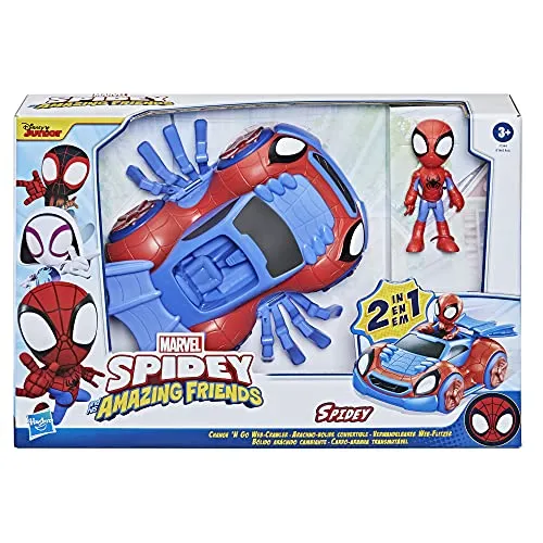 Hasbro Toys Hasbro Spidey and his Amazing Friends F1944 Marvel Amazing Friends Change 'N Go