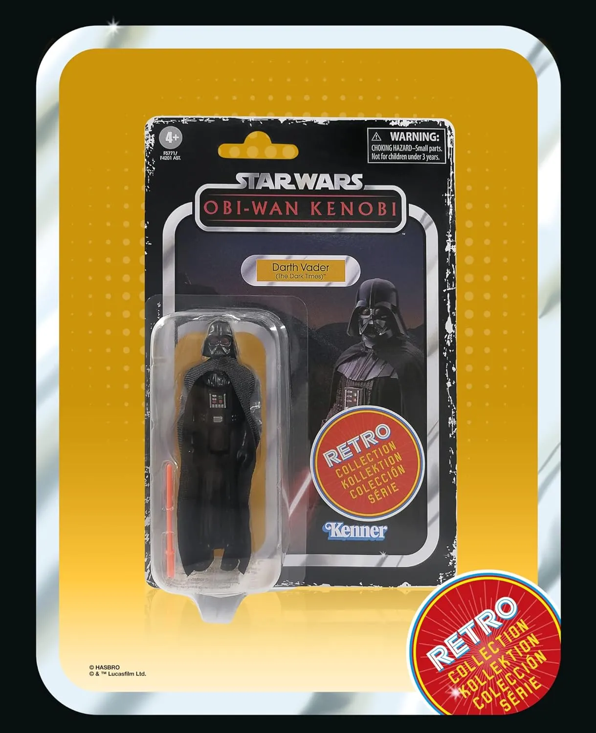 Hasbro Toys Hasbro Star Wars Retro Collection Darth Vader (The Dark Times) - 3.75-Inch-Scale Action Figure for Ages 4 