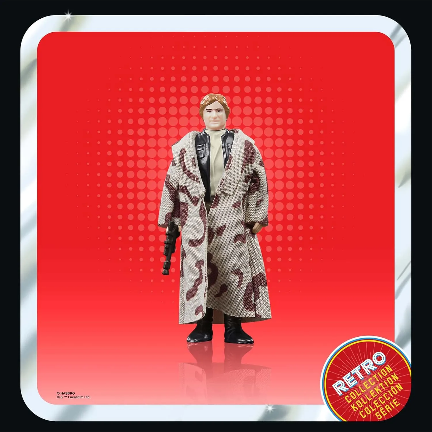 Hasbro Toys Hasbro Star Wars Retro Collection Han Solo (Endor) Action Figure - 3.75-Inch Scale, Ages 4 