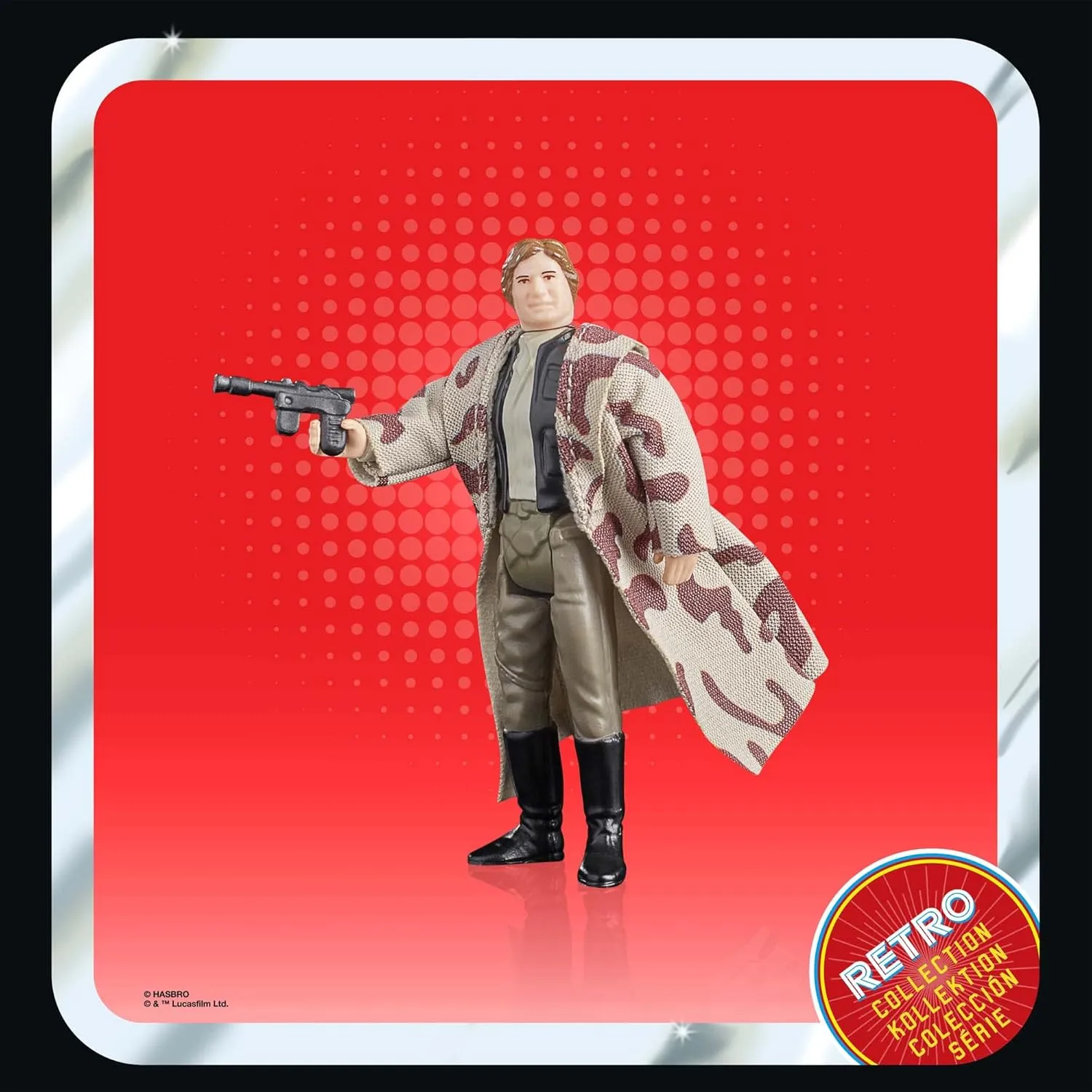 Hasbro Toys Hasbro Star Wars Retro Collection Han Solo (Endor) Action Figure - 3.75-Inch Scale, Ages 4 