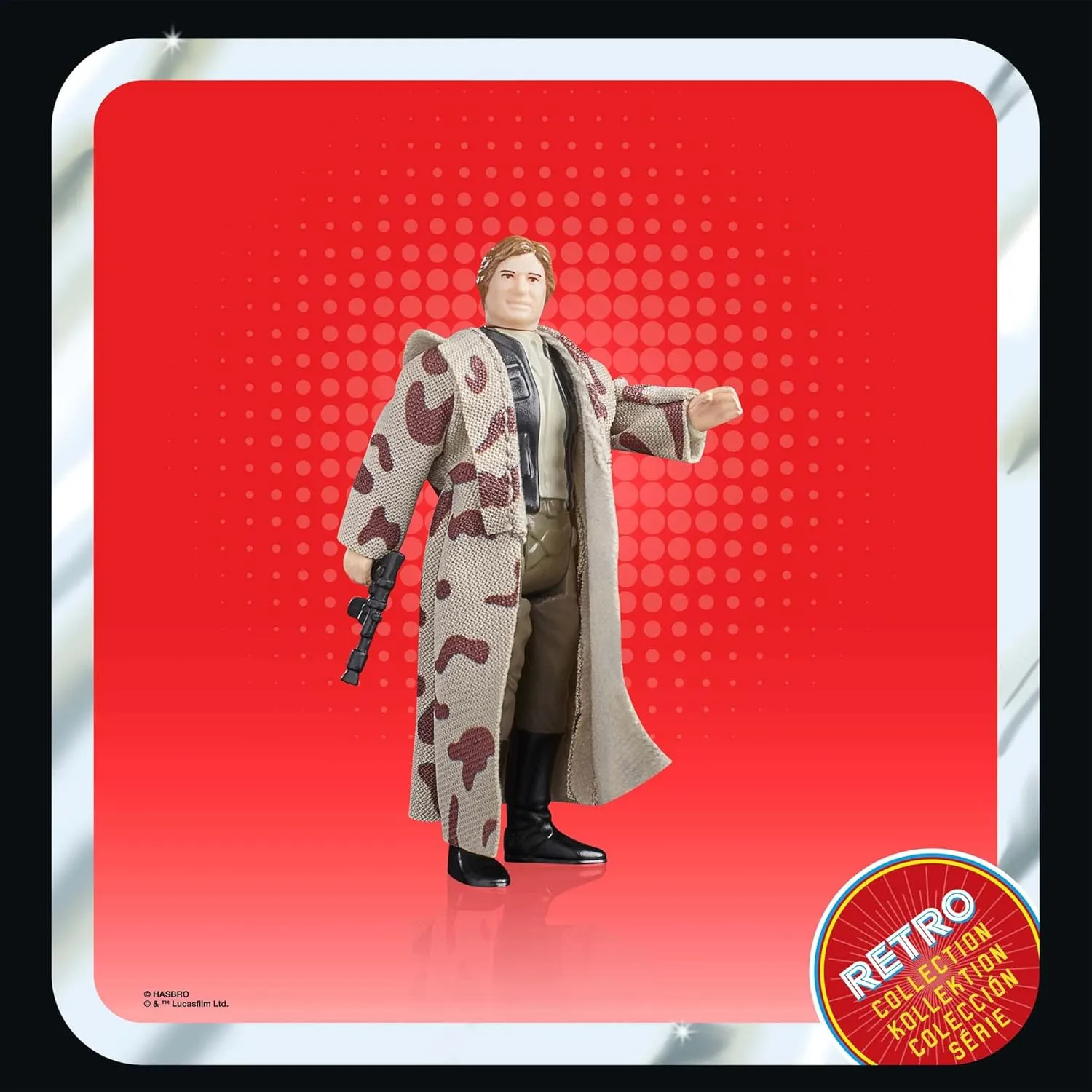 Hasbro Toys Hasbro Star Wars Retro Collection Han Solo (Endor) Action Figure - 3.75-Inch Scale, Ages 4 