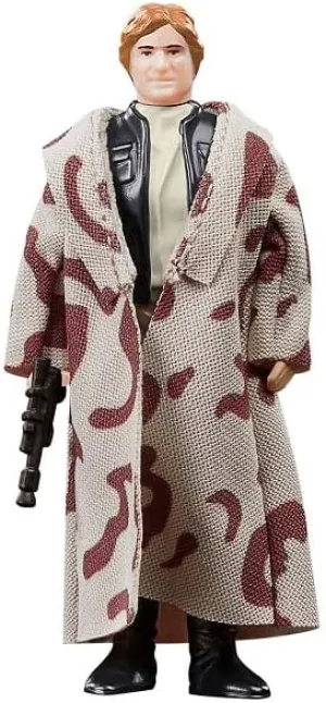 Hasbro Toys Hasbro Star Wars Retro Collection Han Solo (Endor) Action Figure - 3.75-Inch Scale, Ages 4 