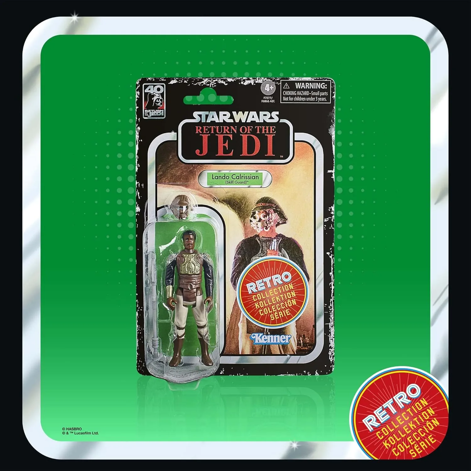 Hasbro Toys Hasbro Star Wars Retro Collection - Lando Calrissian (Skiff Guard) Action Figure (F7277)