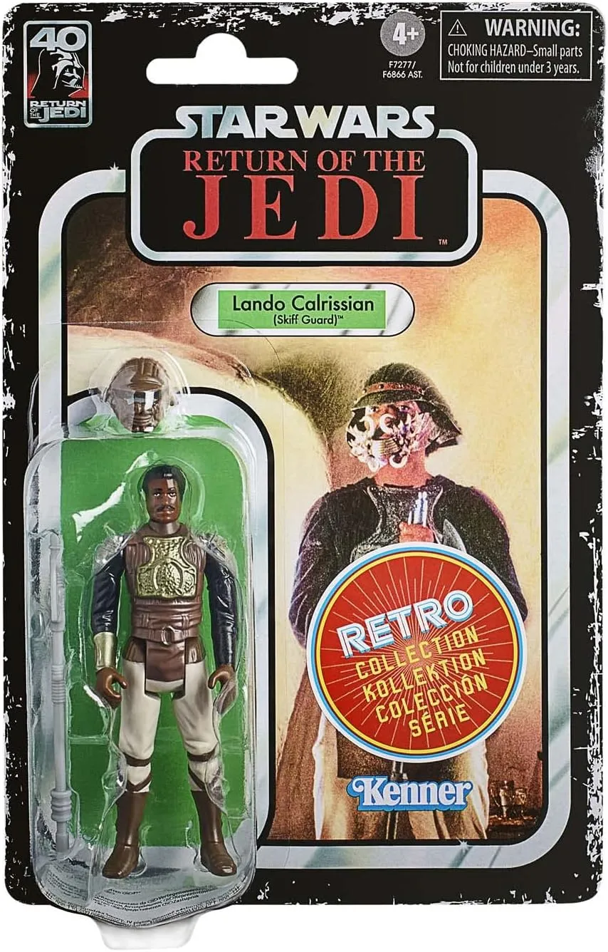 Hasbro Toys Hasbro Star Wars Retro Collection - Lando Calrissian (Skiff Guard) Action Figure (F7277)