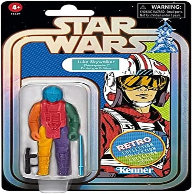 Hasbro Toys Hasbro Star Wars Retro Collection - Luke Skywalker Snowspeeder Figurine (F5569)
