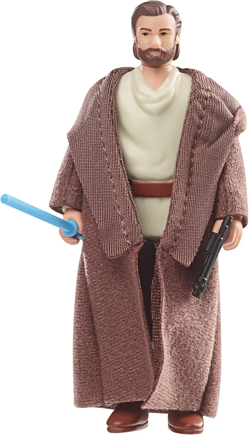 Hasbro Toys Hasbro Star Wars Retro Collection Obi-Wan Kenobi Series - Obi-Wan Kenobi (Wandering Jedi) 3.75-Inch Action Figure (SW-RC-OBI)