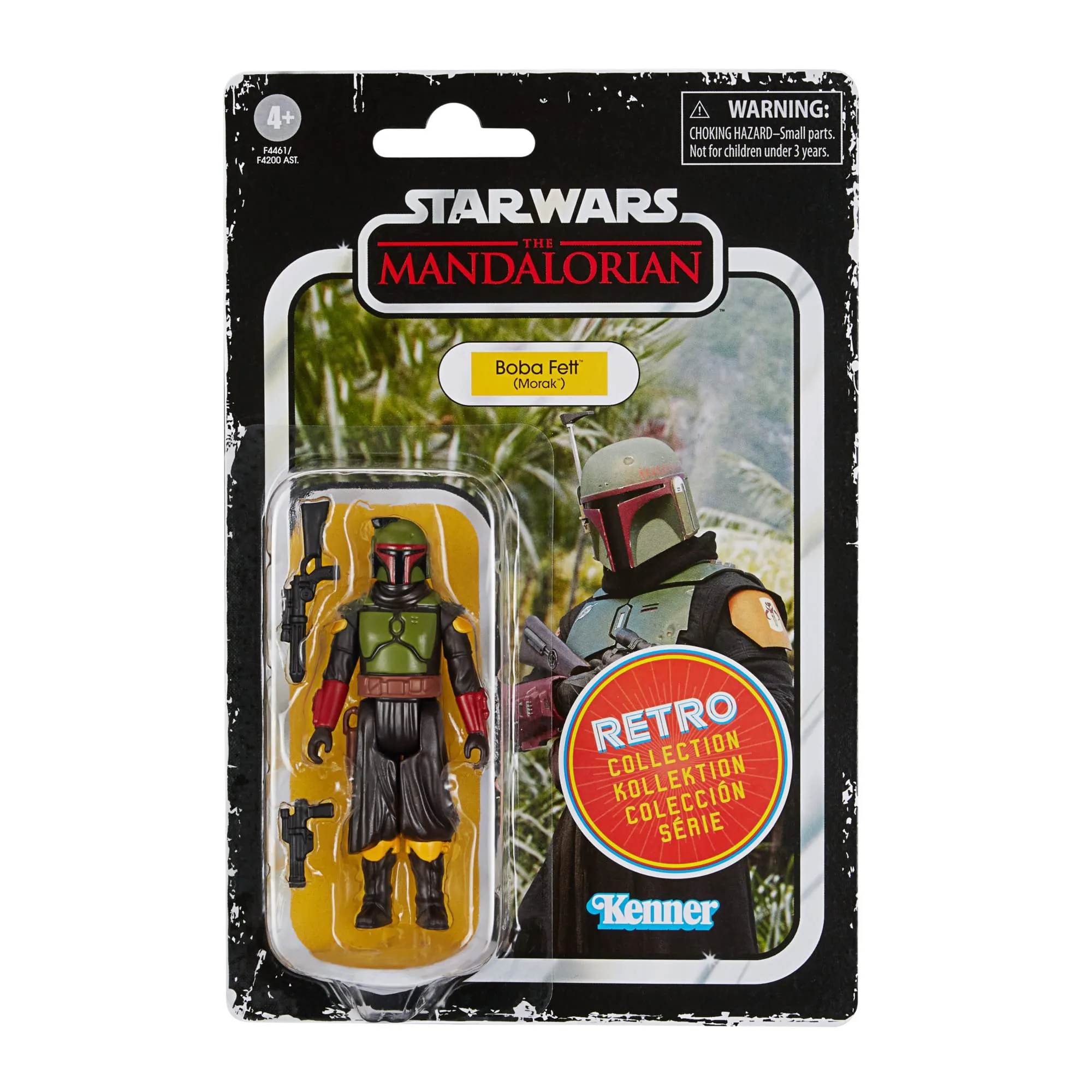 Hasbro Toys Hasbro Star Wars Retro Collection The Mandalorian - Boba Fett (Morak) Action Figure (F4461)