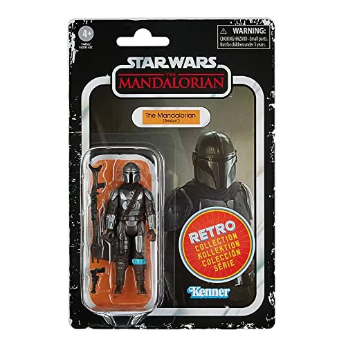 Hasbro Toys Hasbro Star Wars Retro Collection The Mandalorian - Din Djarin (Beskar) Action Figure (F4456)