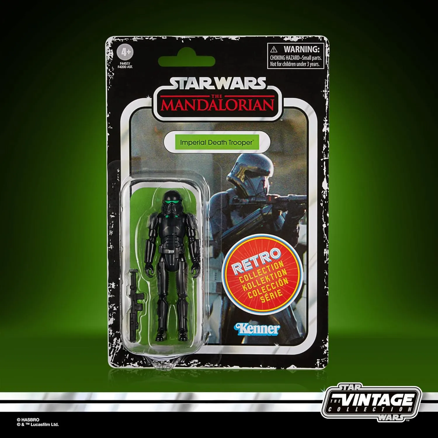 Hasbro Toys Hasbro Star Wars Retro Collection The Mandalorian - Imperial Death Trooper Action Figure (F4457)