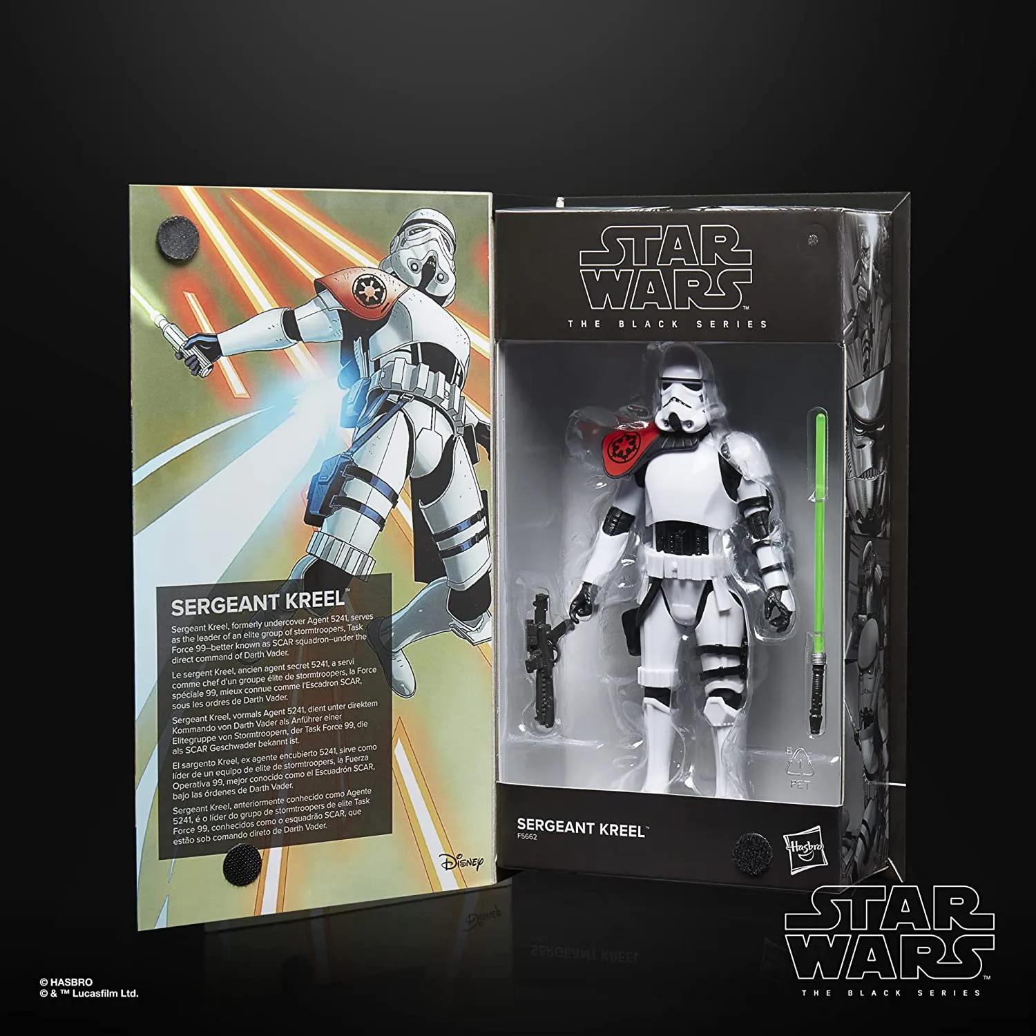 Hasbro Toys Hasbro STAR WARS - Sergent Kreel - Figurine Black series archive 15cm