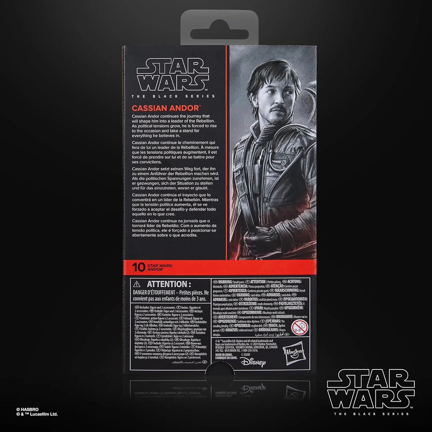 Hasbro Toys Hasbro Star Wars The Black Series Andor - Cassian Andor 6-Inch Action Figure (G0015)