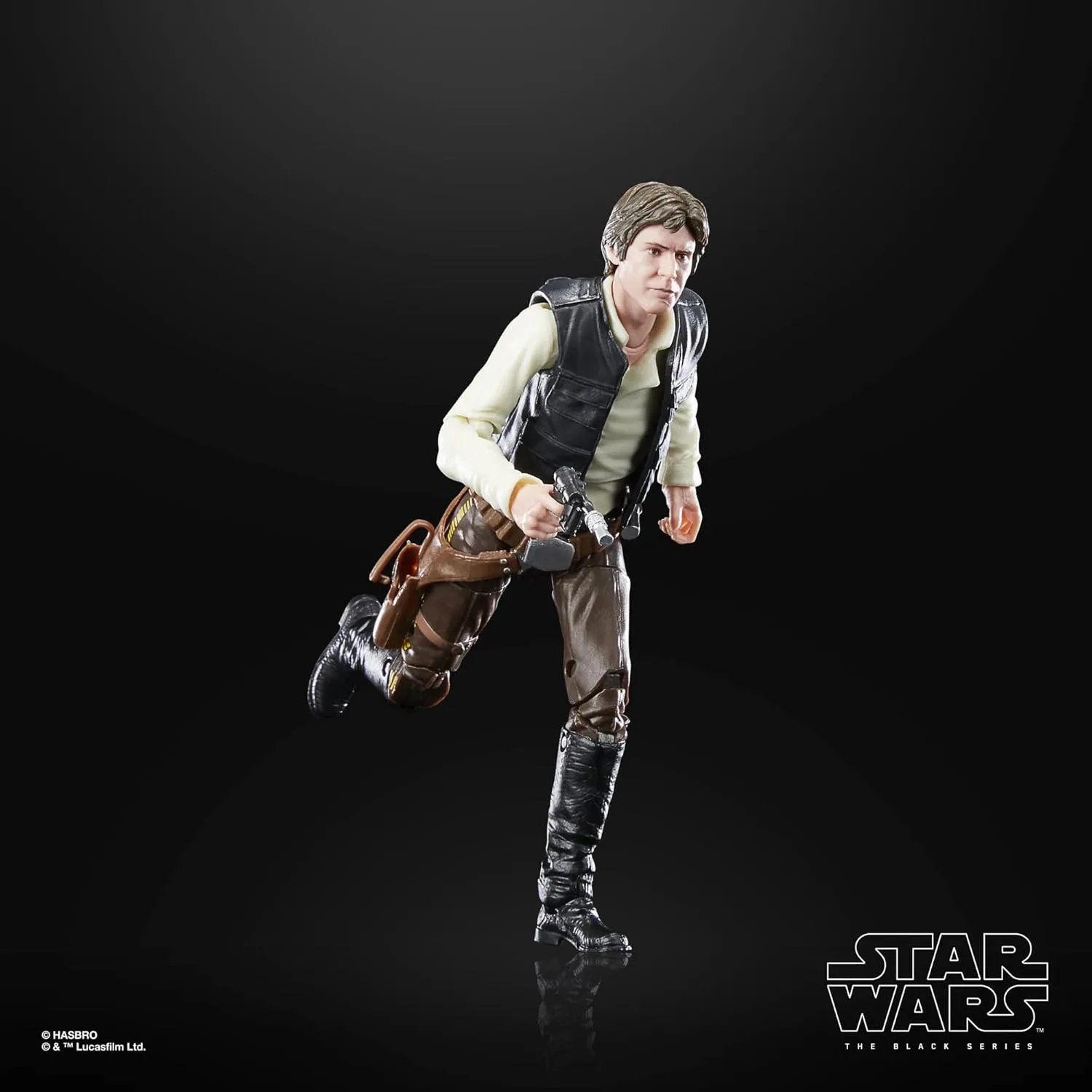 Hasbro Toys Hasbro Star Wars The Black Series Han Solo Action Figure - 6-Inch Collectible for Ages 4 