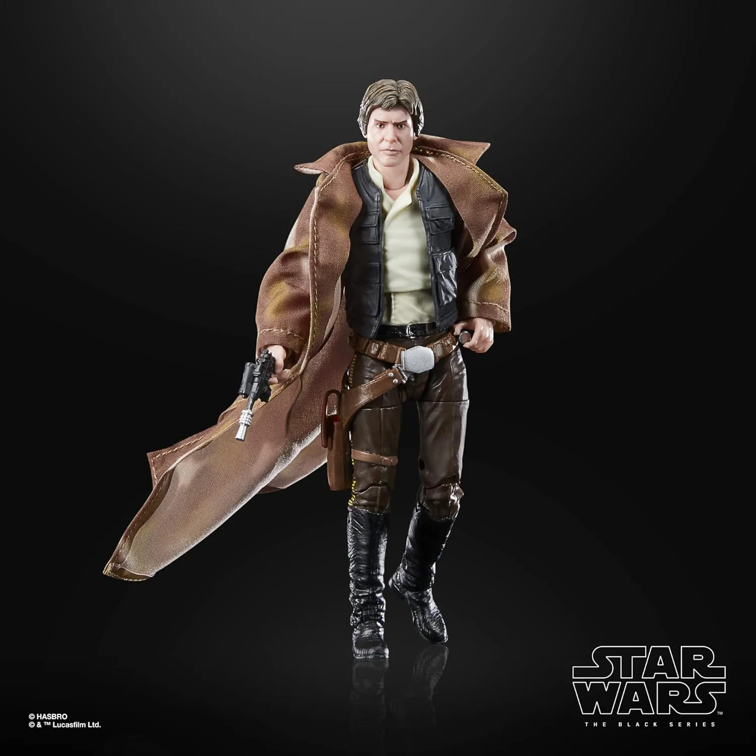 Hasbro Toys Hasbro Star Wars The Black Series Han Solo Action Figure - 6-Inch Collectible for Ages 4 