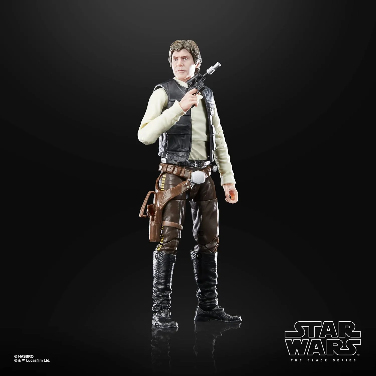Hasbro Toys Hasbro Star Wars The Black Series Han Solo Action Figure - 6-Inch Collectible for Ages 4 