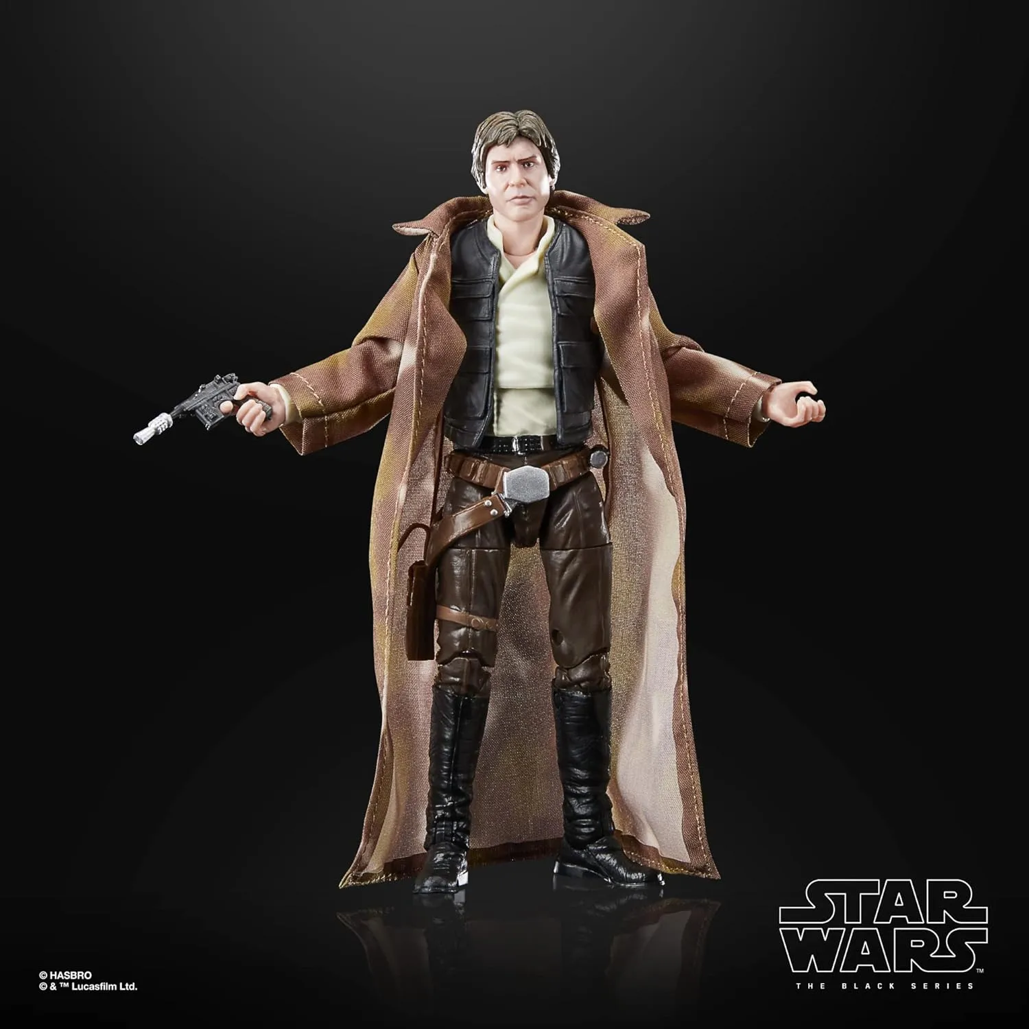 Hasbro Toys Hasbro Star Wars The Black Series Han Solo Action Figure - 6-Inch Collectible for Ages 4 