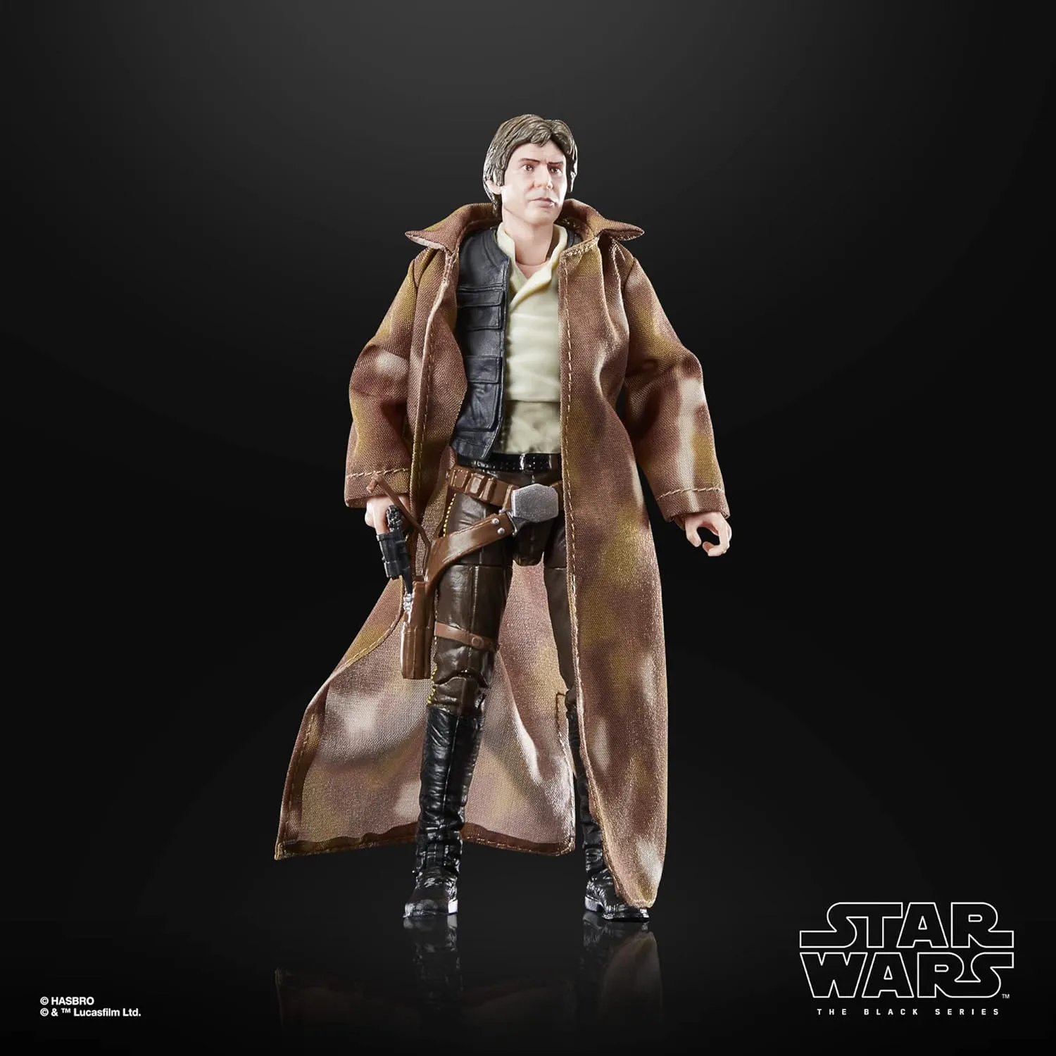 Hasbro Toys Hasbro Star Wars The Black Series Han Solo Action Figure - 6-Inch Collectible for Ages 4 