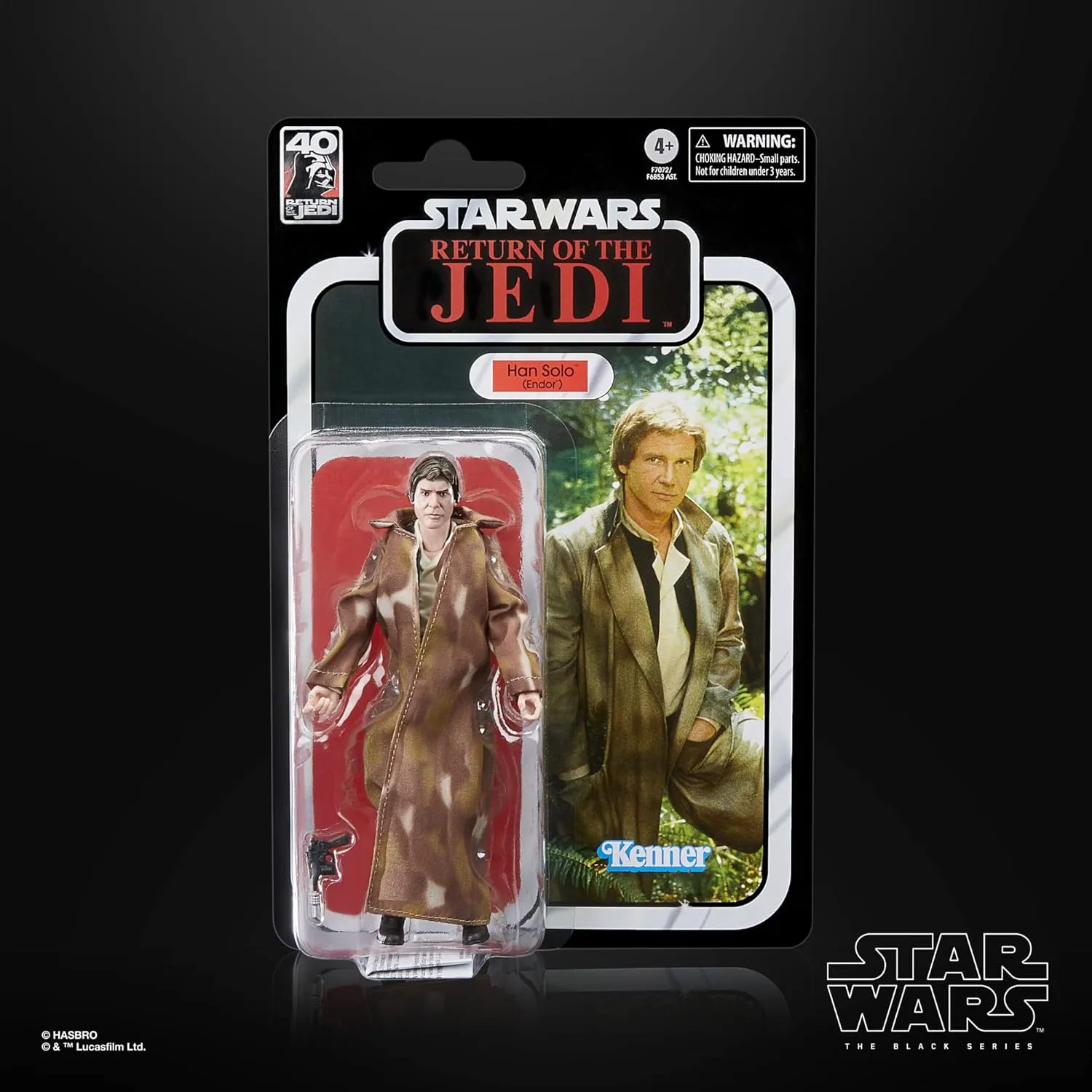 Hasbro Toys Hasbro Star Wars The Black Series Han Solo Action Figure - 6-Inch Collectible for Ages 4 