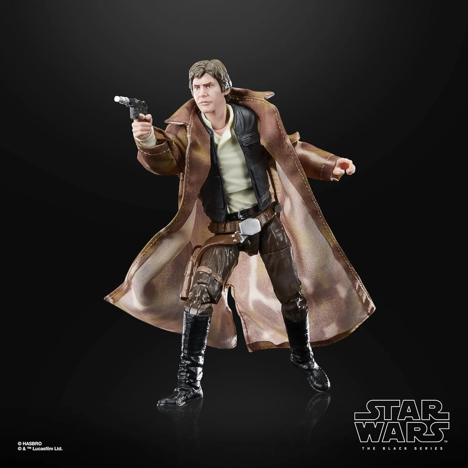 Hasbro Toys Hasbro Star Wars The Black Series Han Solo Action Figure - 6-Inch Collectible for Ages 4 