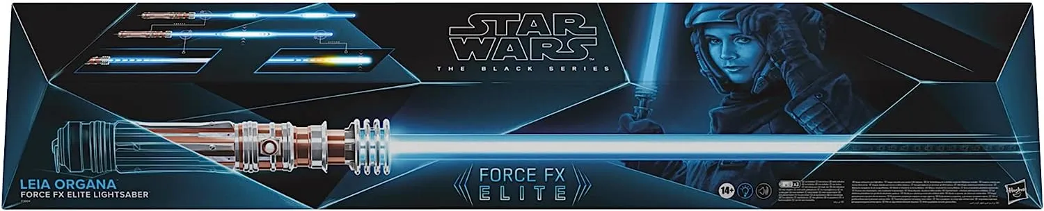 Hasbro Toys Hasbro Star Wars The Black Series Leia Organa Force FX Elite Lightsaber with Advanced LED and Sound Effects