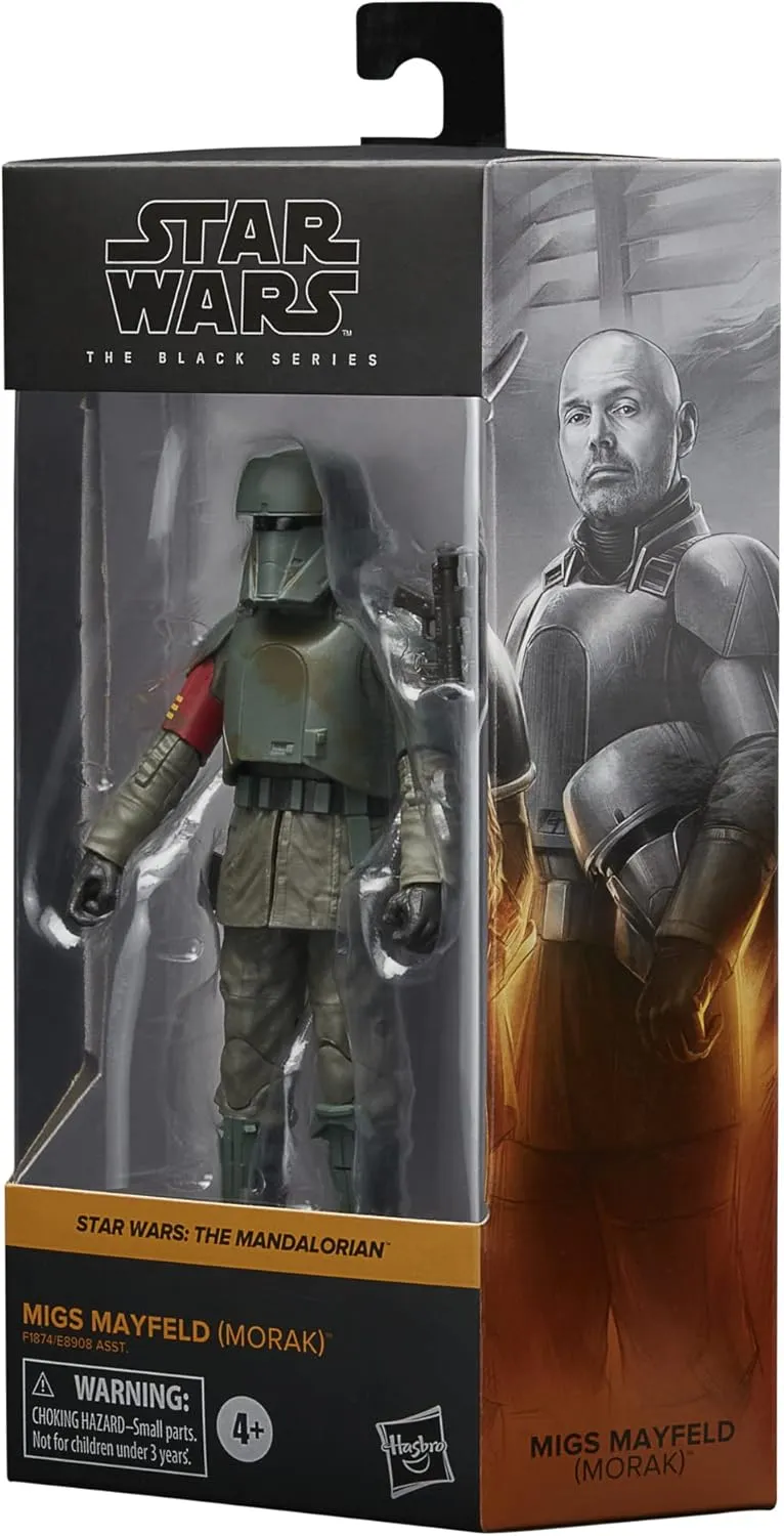 Hasbro Toys Hasbro Star Wars The Black Series Migs Mayfeld (Morak) Action Figure - 15-cm-Scale Collectible for Ages 4 