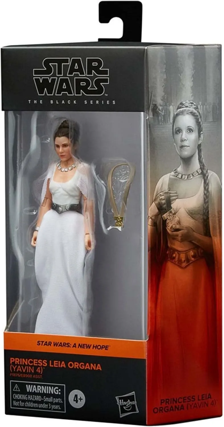 Hasbro Toys Hasbro Star Wars The Black Series Princess Leia Organa (Yavin 4) Action Figure - Premium Articulation & Movie-Inspired Design