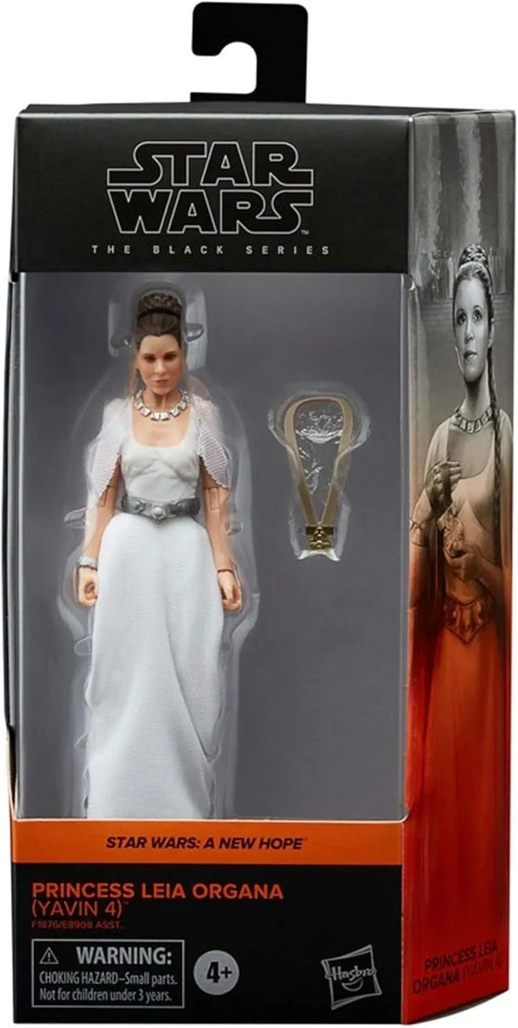 Hasbro Toys Hasbro Star Wars The Black Series Princess Leia Organa (Yavin 4) Action Figure - Premium Articulation & Movie-Inspired Design
