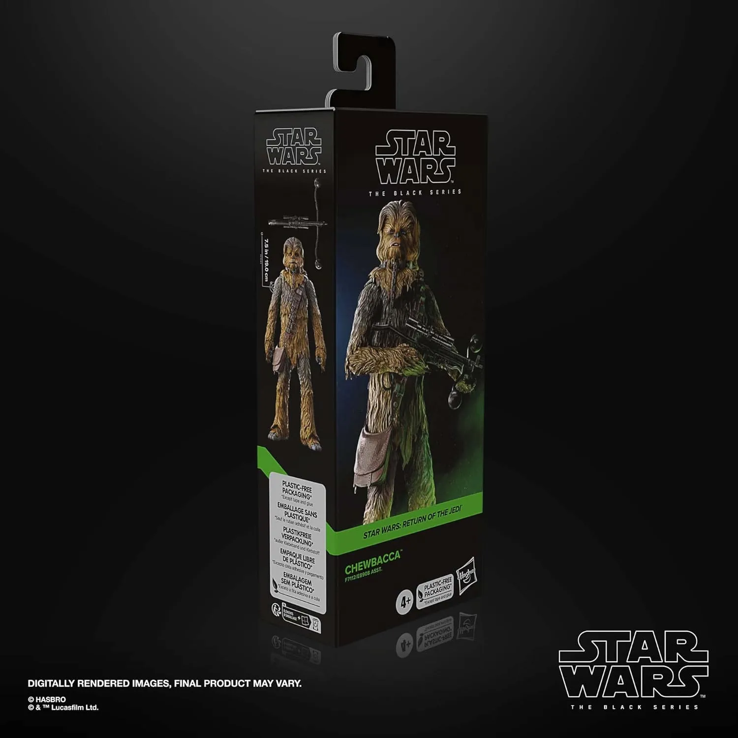 Hasbro Toys Hasbro Star Wars The Black Series Return of the Jedi - Chewbacca 6-Inch Action Figure (F7112)