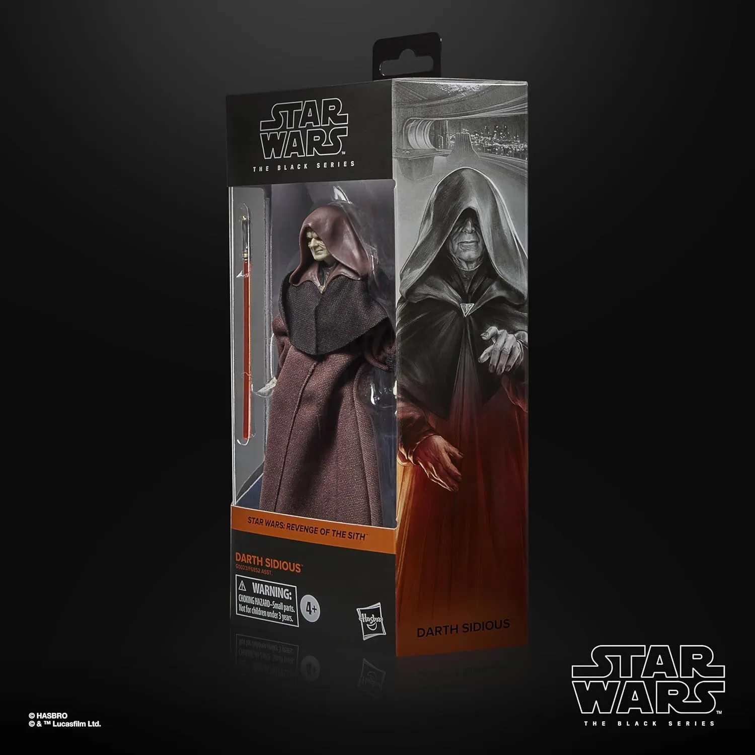 Hasbro Toys Hasbro Star Wars The Black Series Revenge of the Sith - Darth Sidious Action Figure (G0023)