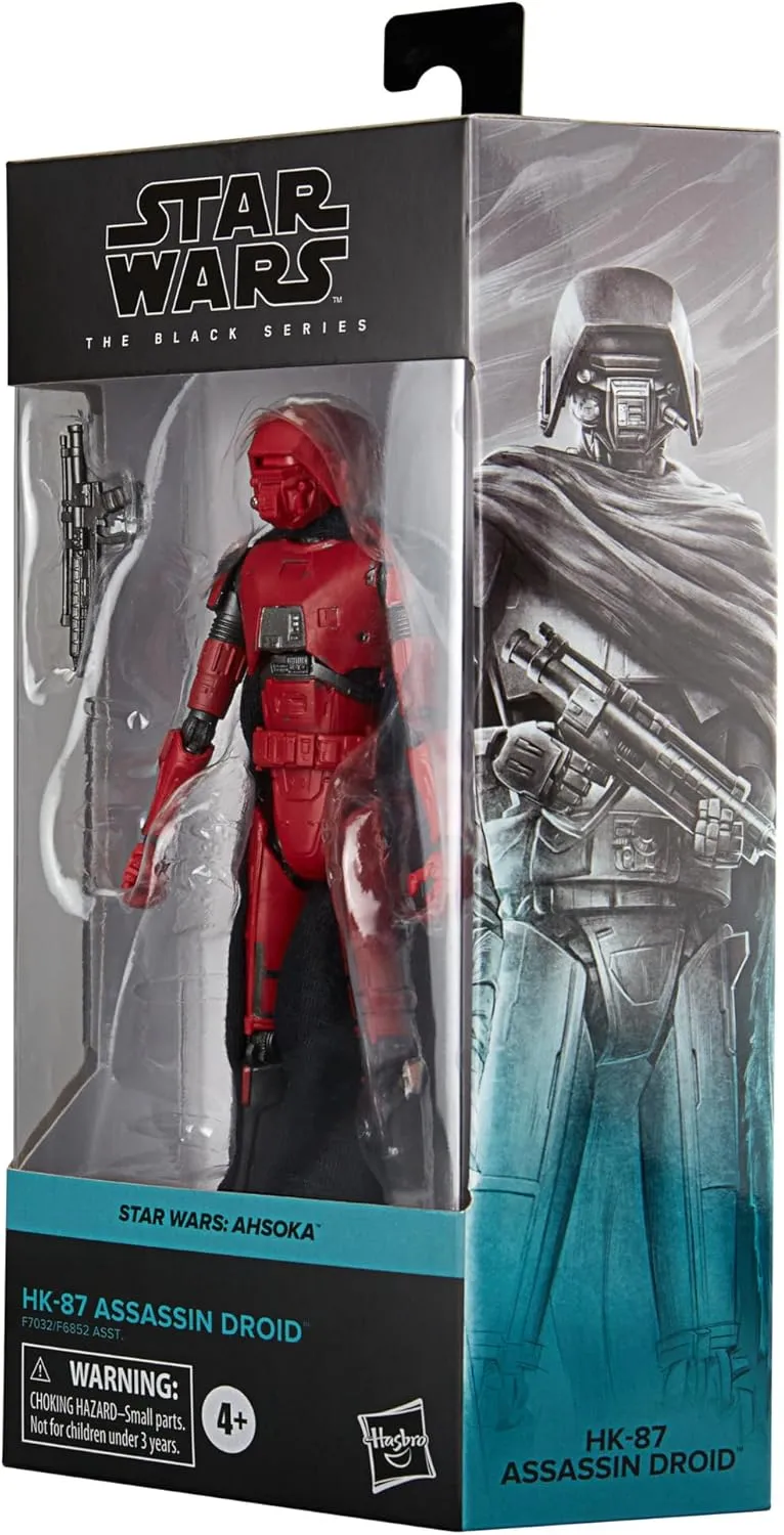 Hasbro Toys Hasbro Star Wars The Black Series Star Wars: Ahsoka - HK-87 Assassin Droid 6-Inch Action Figure (F7032)