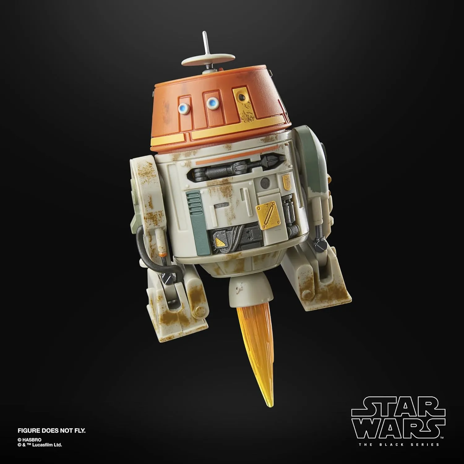 Hasbro Toys Hasbro Star Wars The Black Series Star Wars: Rebels - Chopper (C1-10P) 6-Inch Action Figure (F7030)