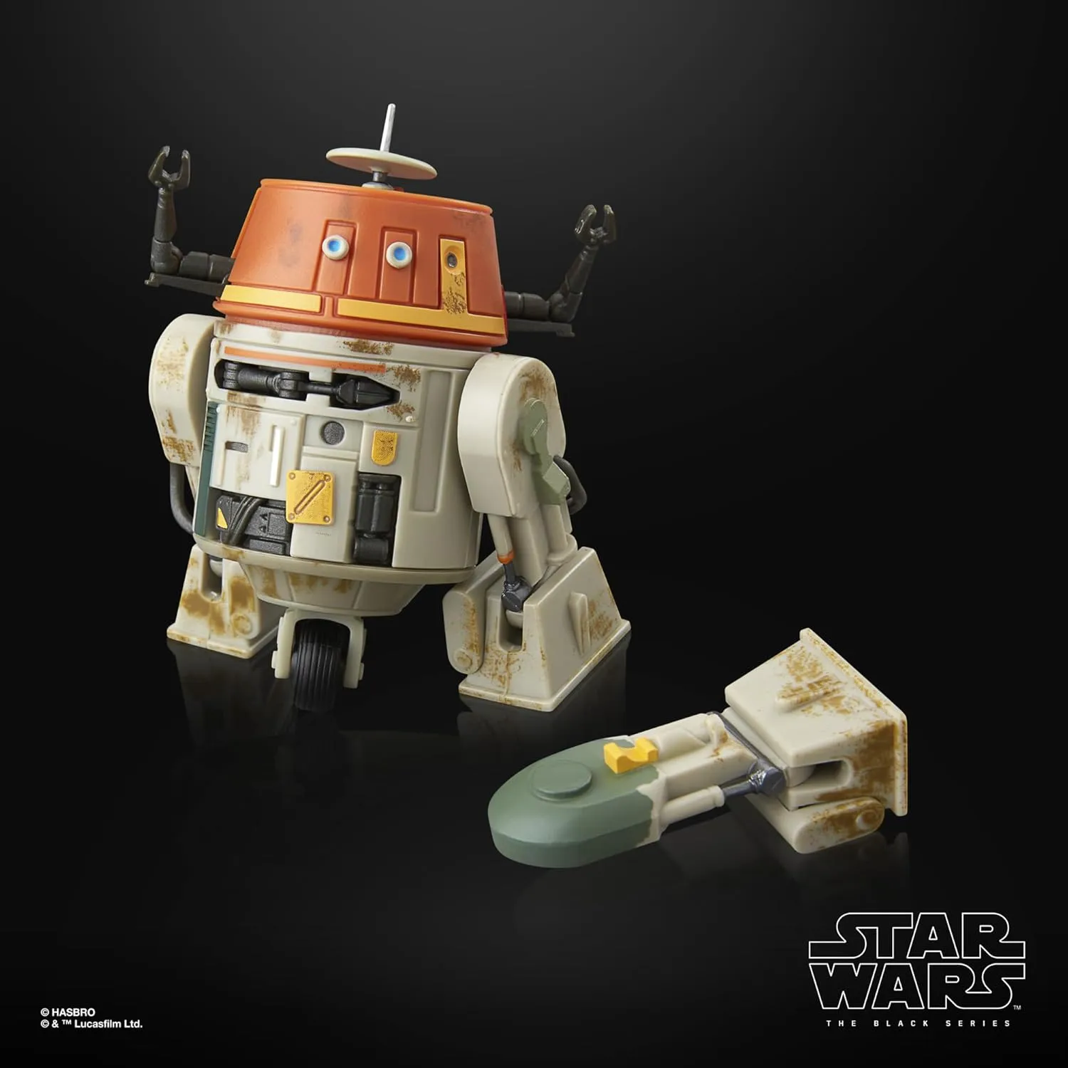 Hasbro Toys Hasbro Star Wars The Black Series Star Wars: Rebels - Chopper (C1-10P) 6-Inch Action Figure (F7030)