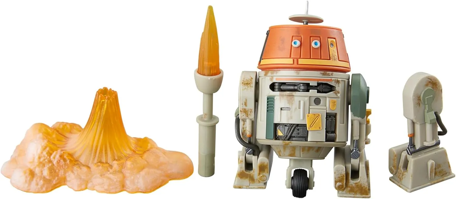 Hasbro Toys Hasbro Star Wars The Black Series Star Wars: Rebels - Chopper (C1-10P) 6-Inch Action Figure (F7030)