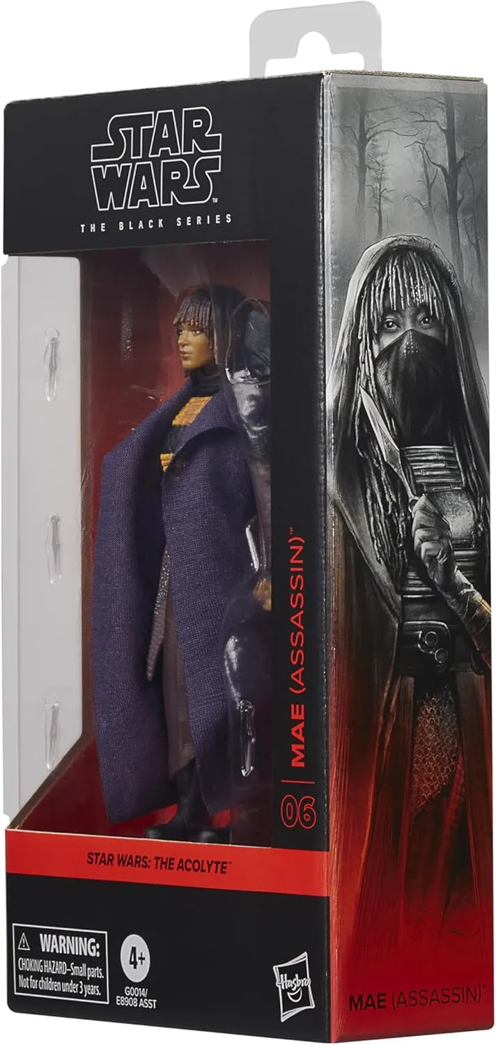 Hasbro Toys Hasbro Star Wars The Black Series Star Wars: The Acolyte - Mae (Assassin) 6-Inch Action Figure (G0014)