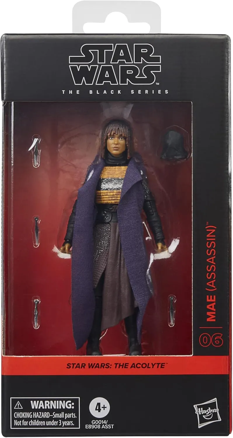 Hasbro Toys Hasbro Star Wars The Black Series Star Wars: The Acolyte - Mae (Assassin) 6-Inch Action Figure (G0014)
