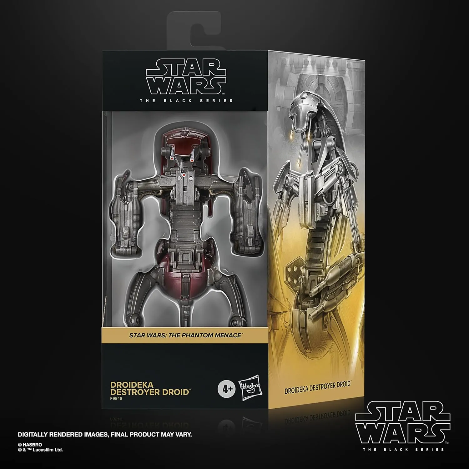 Hasbro Toys Hasbro Star Wars The Black Series Star Wars: The Phantom Menace - Droideka Destroyer Droid Action Figure (F95465L00)
