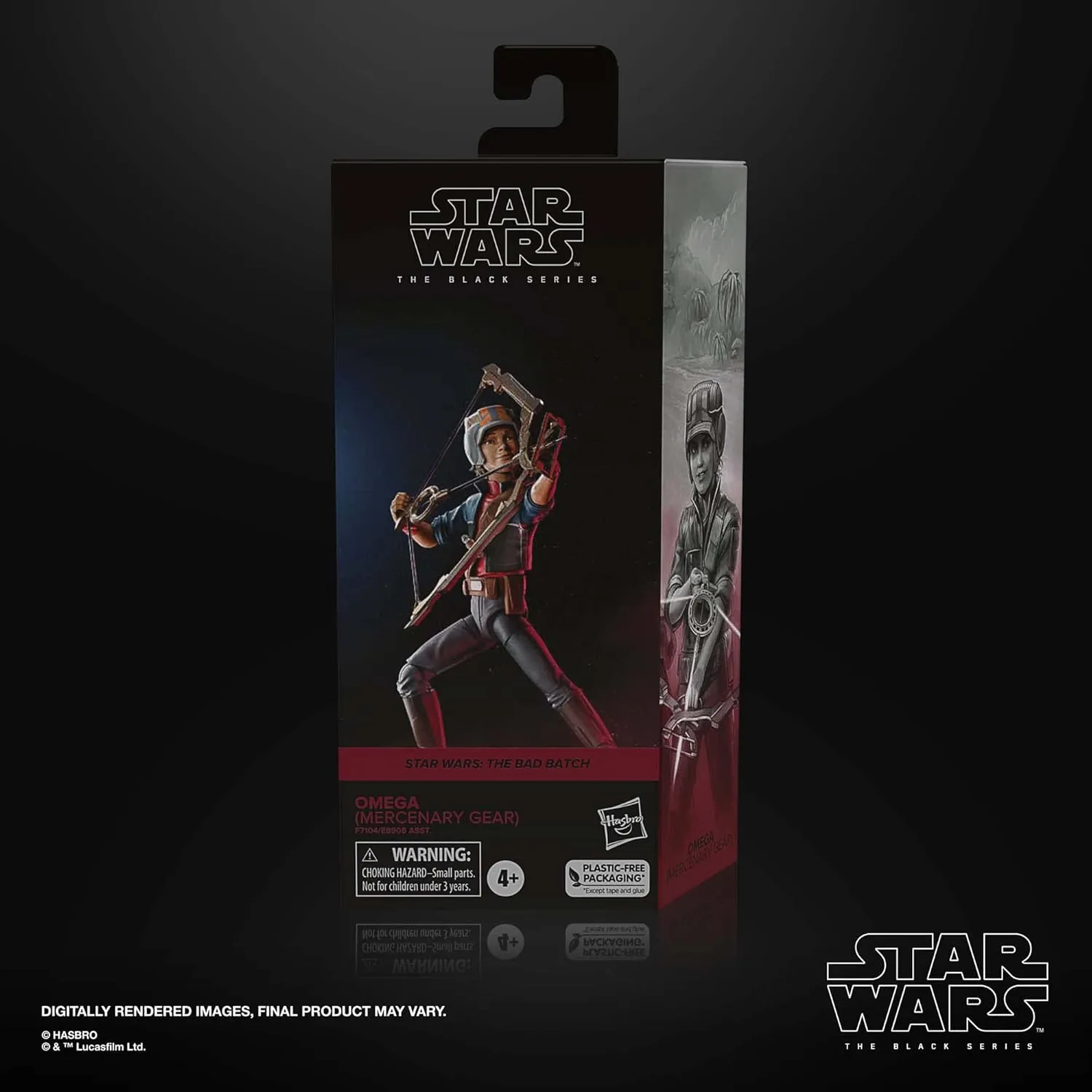 Hasbro Toys Hasbro Star Wars The Black Series The Bad Batch - Omega (Mercenary Gear) 6-Inch Action Figure (F7104)